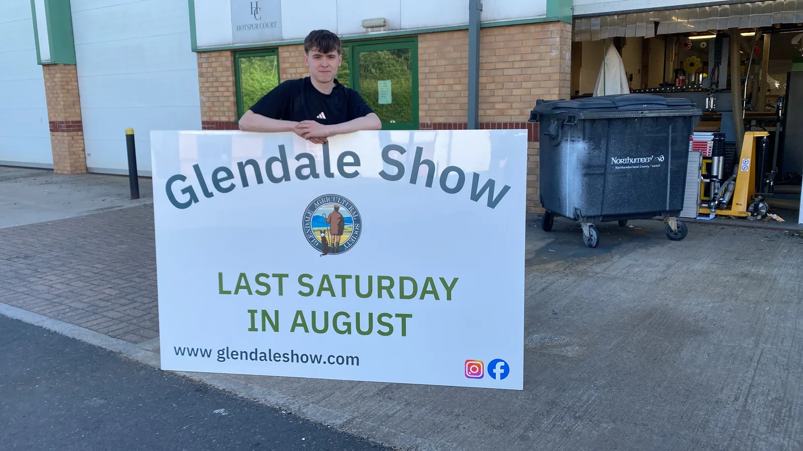 Event boards for Glendale Show