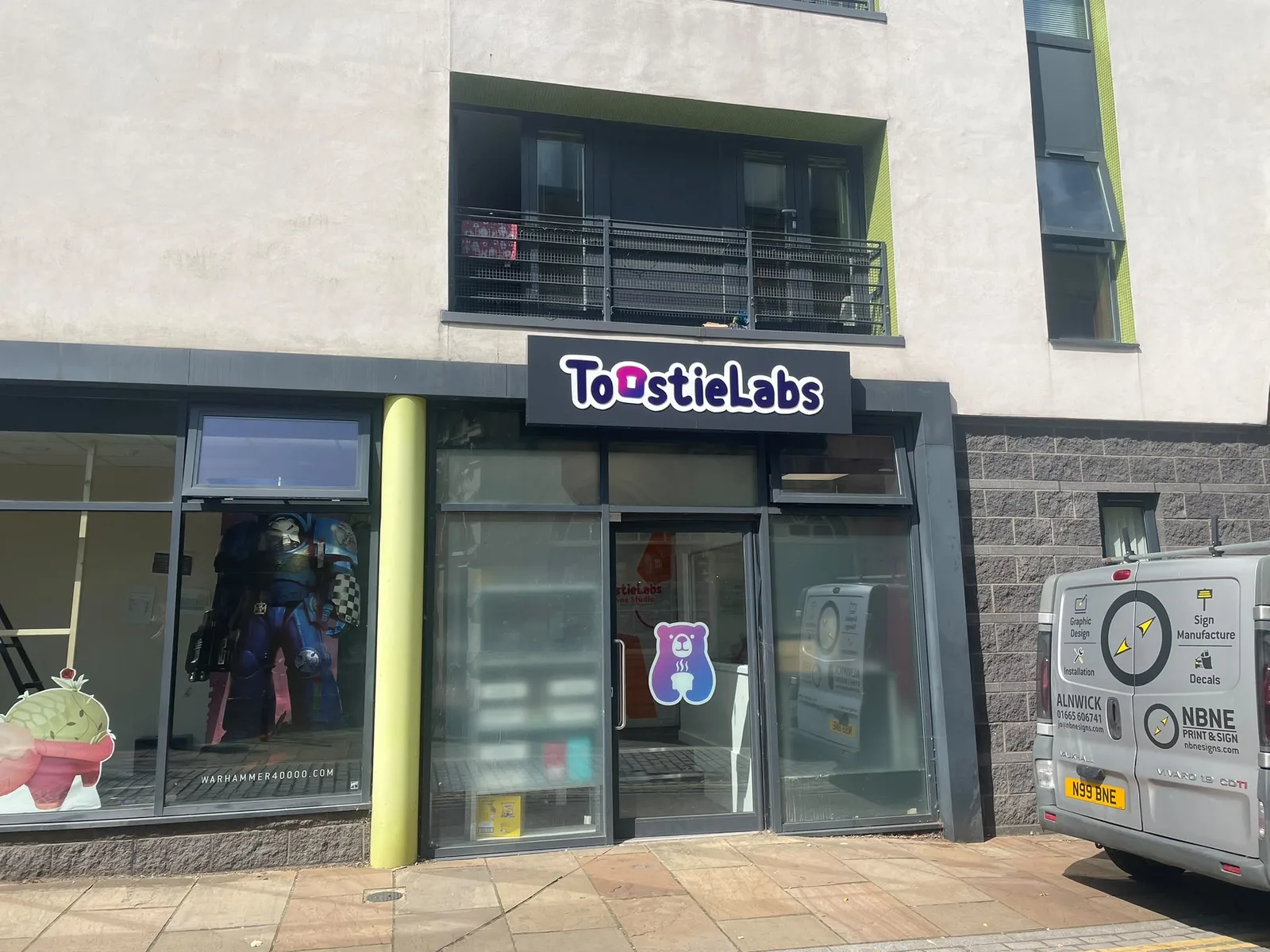 Fascia sign for Toastie Labs